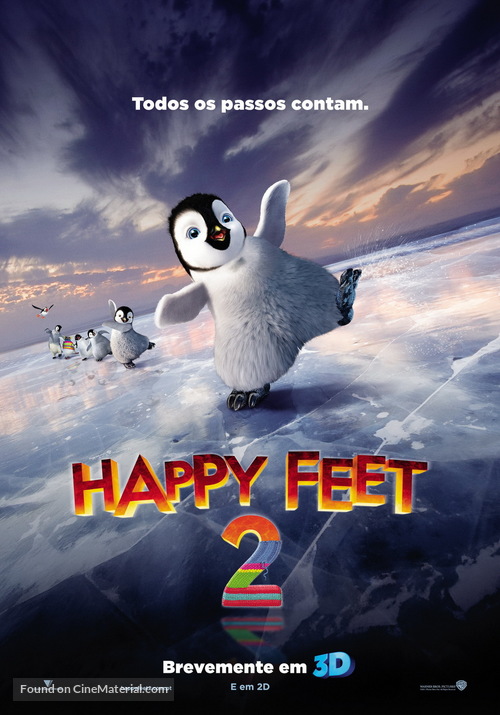 Happy Feet Two - Portuguese Movie Poster