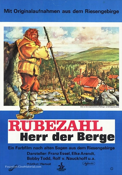 R&uuml;bezahl - Herr der Berge - German Movie Poster