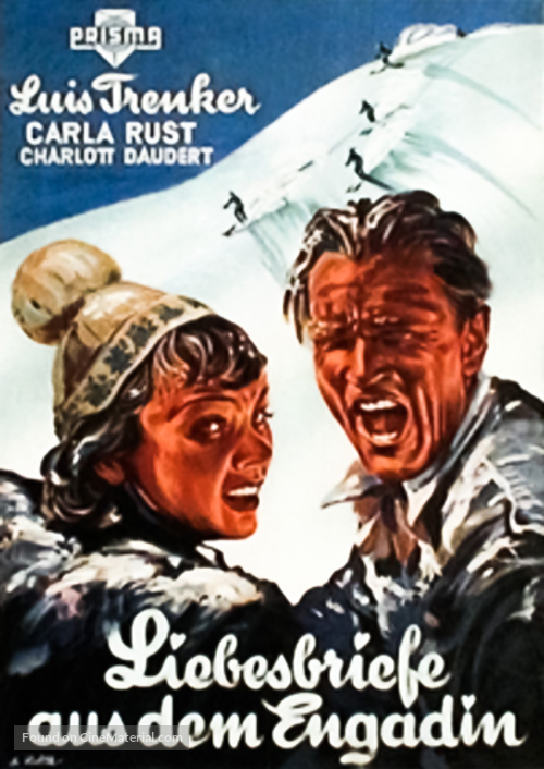 Liebesbriefe aus dem Engadin - German Movie Poster