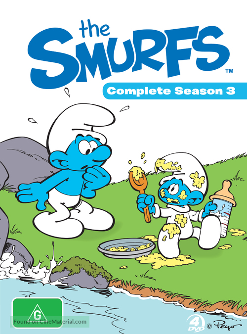 &quot;Smurfs&quot; - Australian DVD movie cover