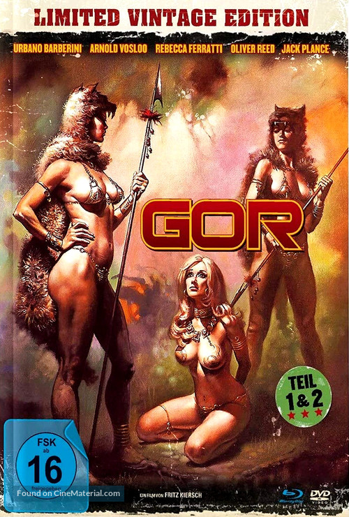 Gor - German Blu-Ray movie cover