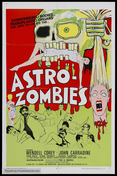 The Astro-Zombies - Movie Poster