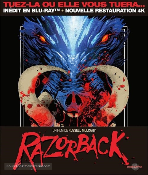 Razorback - French Blu-Ray movie cover