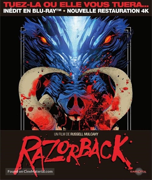 Razorback - French Blu-Ray movie cover