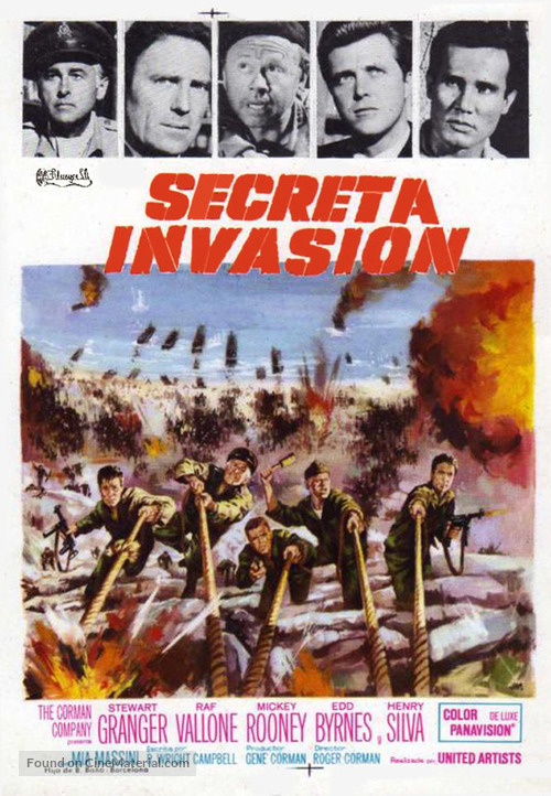 The Secret Invasion - Spanish Movie Poster