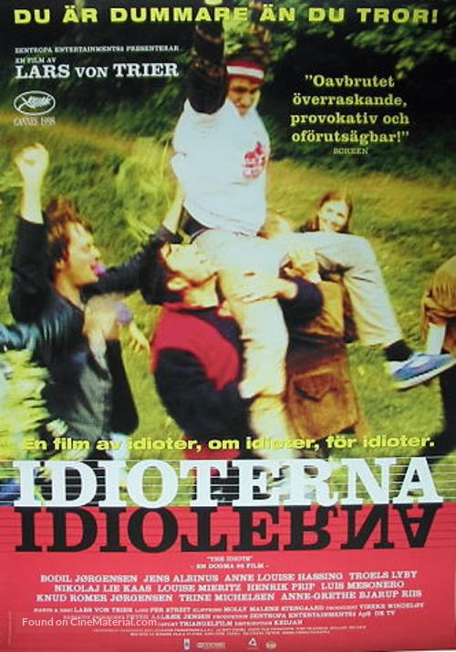 Idioterne - Swedish Movie Poster
