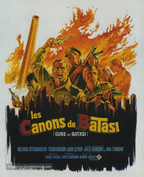 Guns at Batasi - French Movie Poster