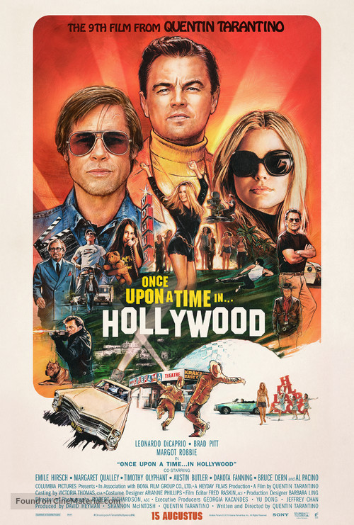 Once Upon a Time in Hollywood - Dutch Movie Poster