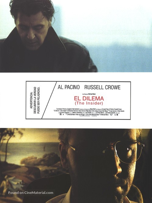 The Insider - Spanish Movie Poster