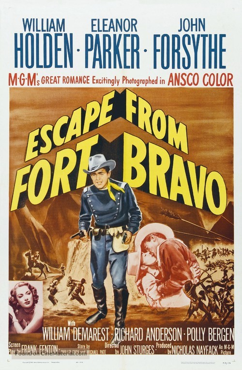 Escape from Fort Bravo - Movie Poster