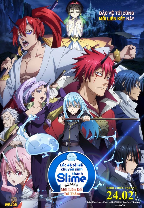 Gekij&ocirc;ban Tensei shitara slime datta ken - Vietnamese Movie Poster