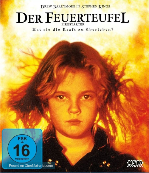 Firestarter - German Blu-Ray movie cover