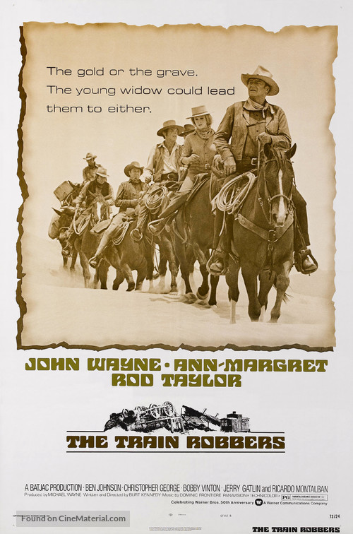 The Train Robbers - Theatrical movie poster
