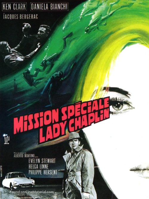Missione speciale Lady Chaplin - French Movie Poster