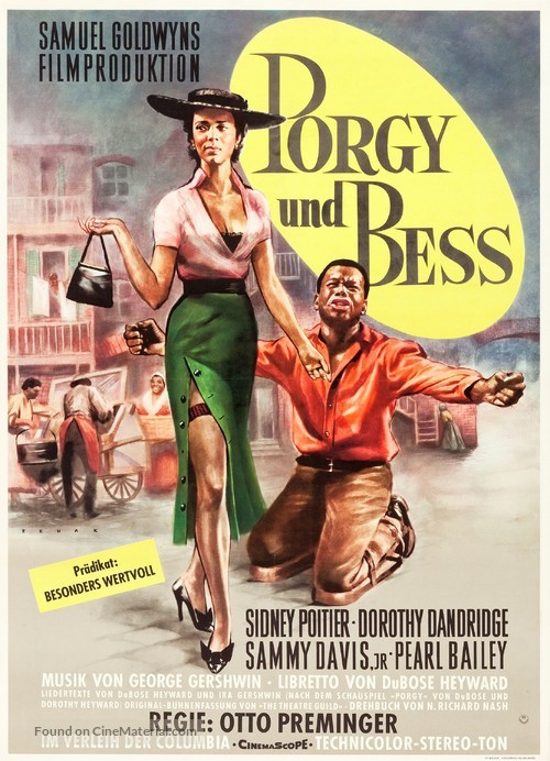 Porgy and Bess - German Movie Poster