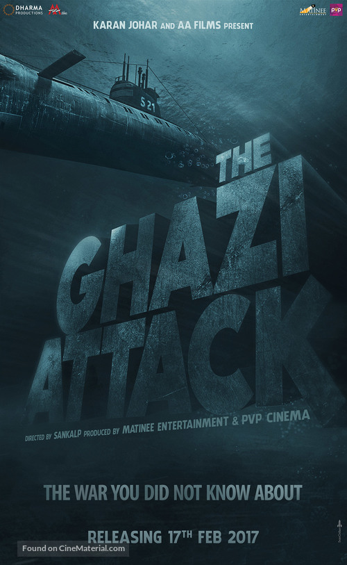 The Ghazi Attack - Indian Movie Poster