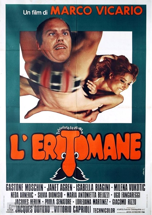 L&#039;erotomane - Italian Movie Poster