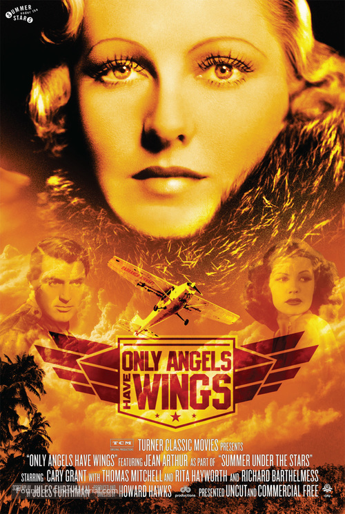 Only Angels Have Wings - Re-release movie poster