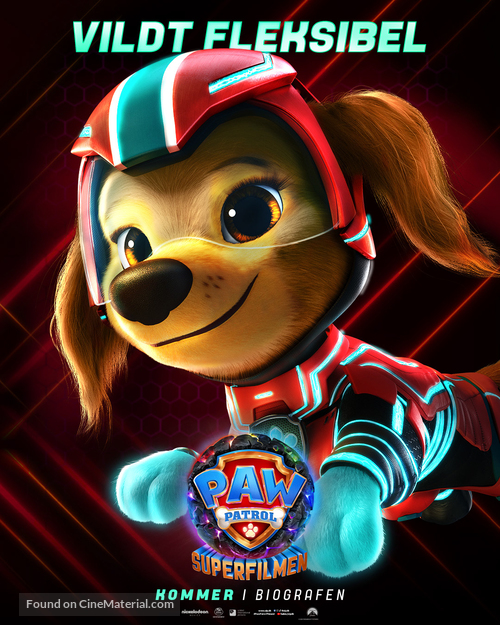 PAW Patrol: The Mighty Movie - Danish Movie Poster