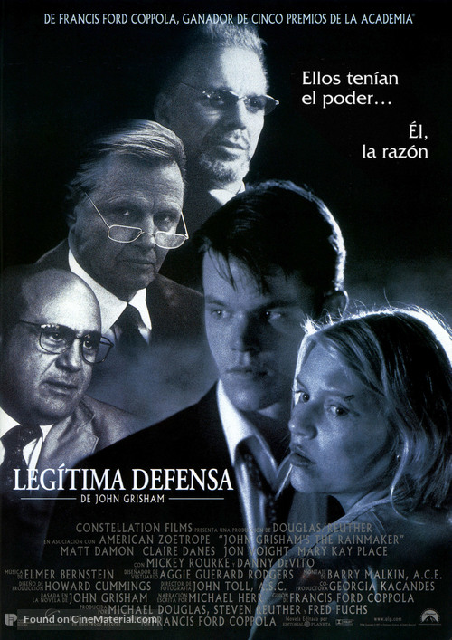 The Rainmaker - Spanish Movie Poster