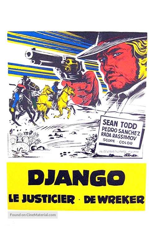 Non aspettare Django, spara - Belgian Movie Poster