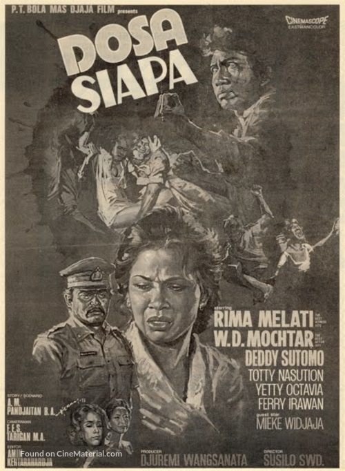 Dosa siapa - Indonesian Movie Poster