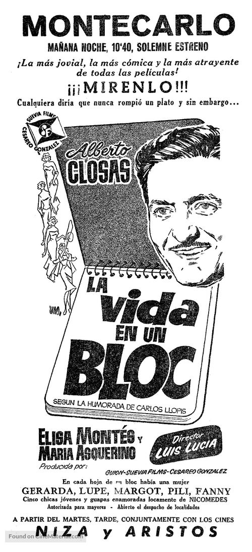 La vida en un bloc - Spanish poster