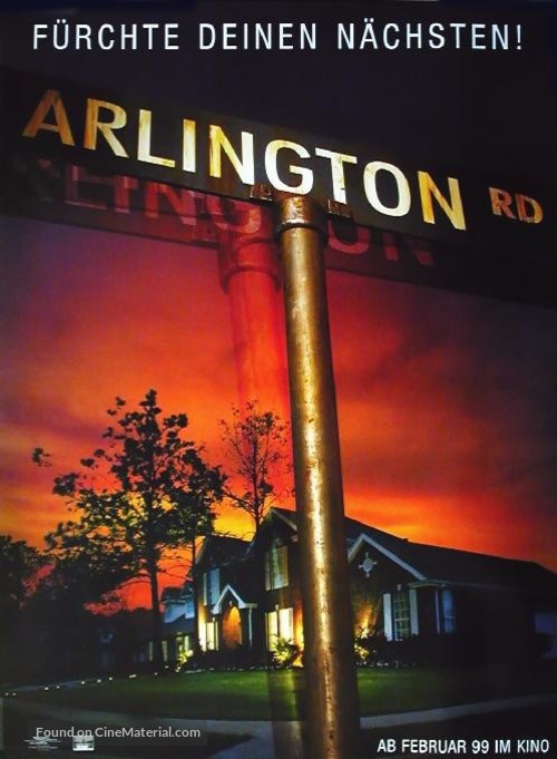 Arlington Road - German Movie Poster