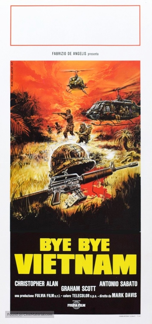 Bye Bye Vietnam - Italian Movie Poster