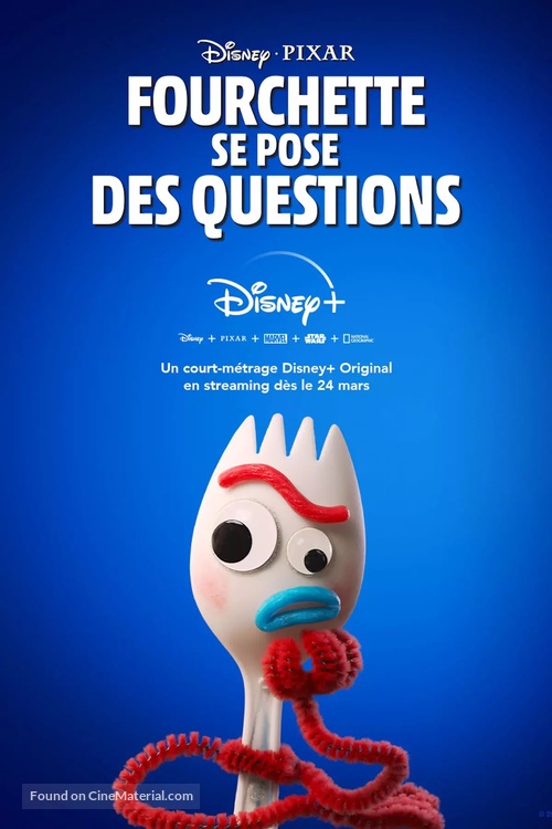 &quot;Forky Asks a Question&quot; - French Movie Poster