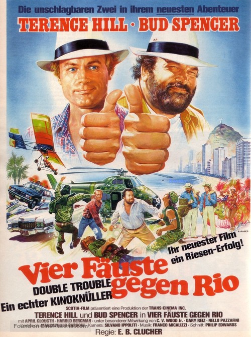 Non c&#039;&eacute; due senza quattro - German Movie Poster