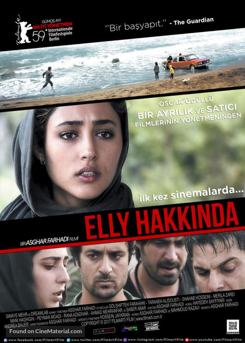 Darbareye Elly - Turkish Movie Poster