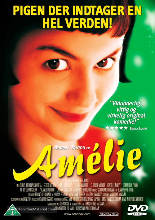 Le fabuleux destin d&#039;Am&eacute;lie Poulain - Danish DVD movie cover