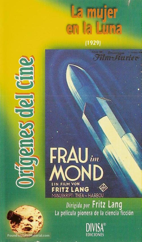 Frau im Mond - Spanish VHS movie cover