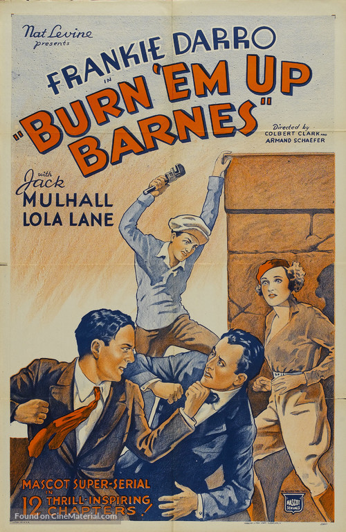 Burn &#039;Em Up Barnes - Movie Poster