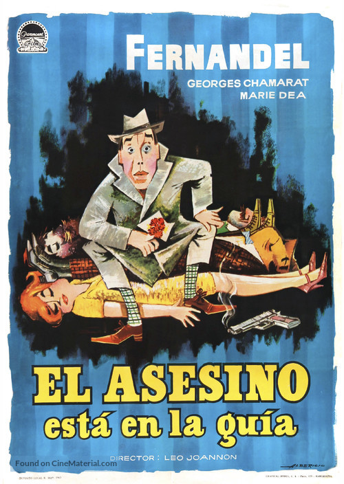L&#039;assassin est dans l&#039;annuaire - Spanish Movie Poster