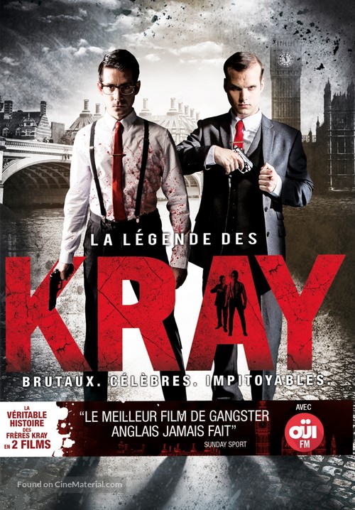 The Rise of the Krays - French DVD movie cover