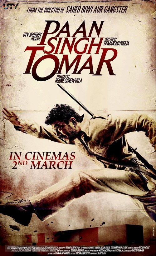 Paan Singh Tomar - Indian Movie Poster