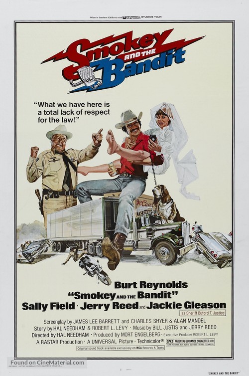 Smokey and the Bandit - Theatrical movie poster