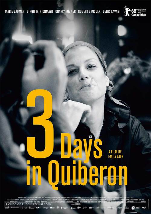 3 Tage in Quiberon - German Movie Poster