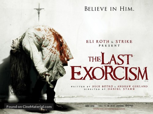 The Last Exorcism - British Movie Poster