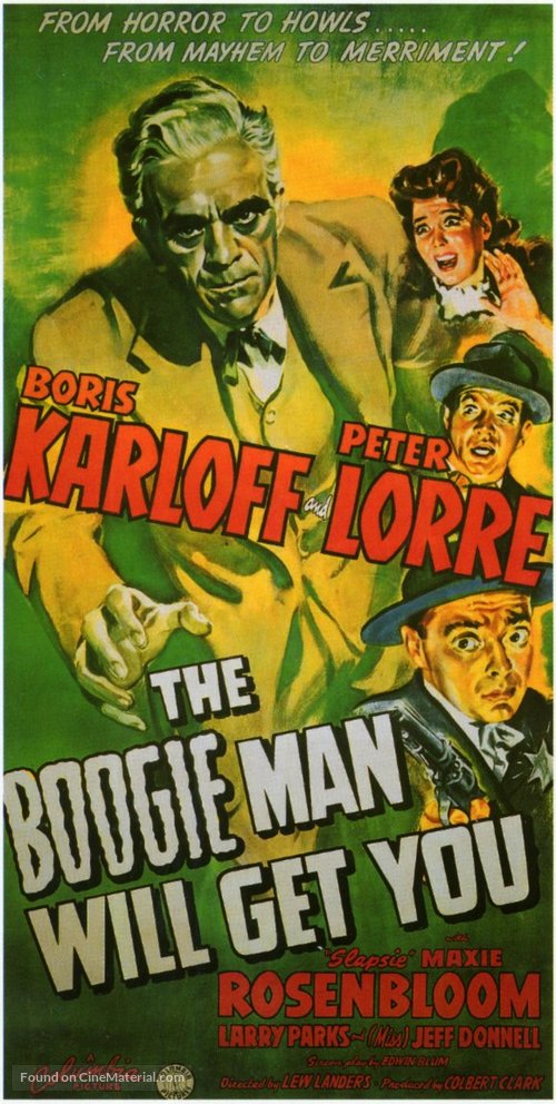 The Boogie Man Will Get You - Movie Poster