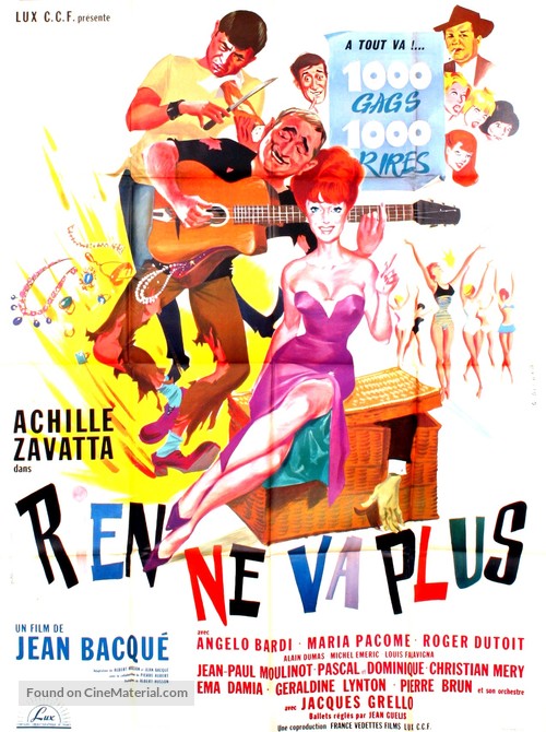 Rien ne va plus - French Movie Poster