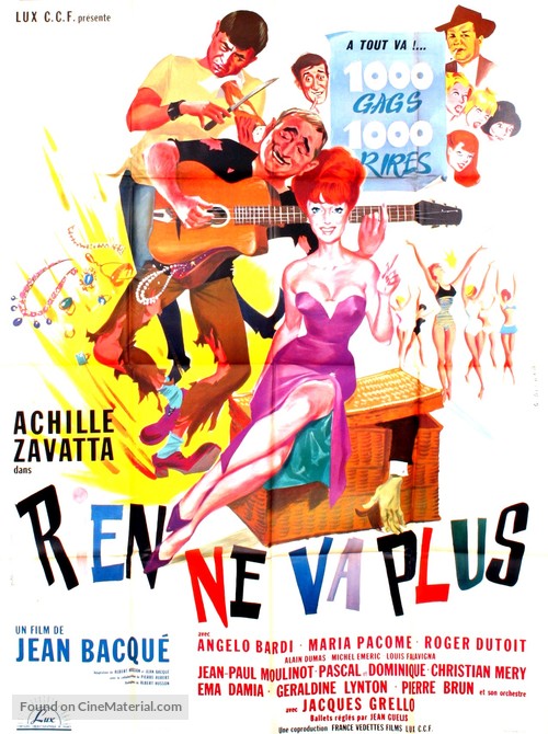 Rien ne va plus - French Movie Poster