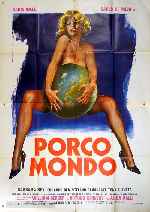 Porco mondo - Italian Movie Poster