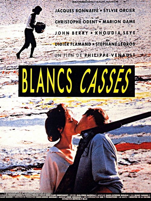 Blancs cass&eacute;s - French Movie Poster