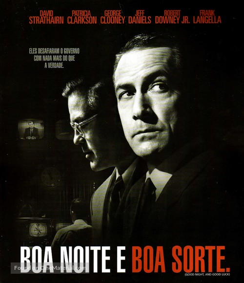 Good Night, and Good Luck. - Brazilian Movie Poster