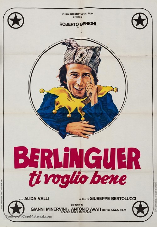 Berlinguer ti voglio bene - Italian Movie Poster