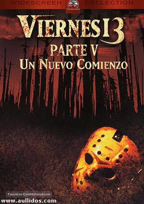 Friday the 13th: A New Beginning - Spanish Movie Cover
