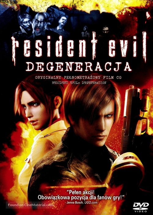 Resident Evil: Degeneration - Polish Movie Cover
